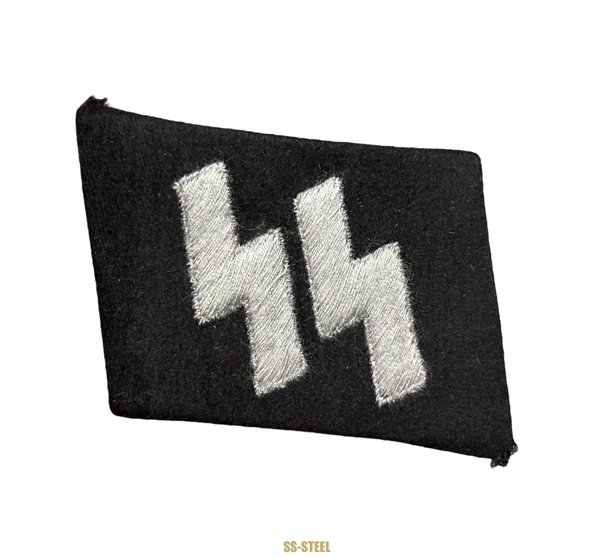 SS EM/NCO Rune Collar Tab with SS RZM Tag