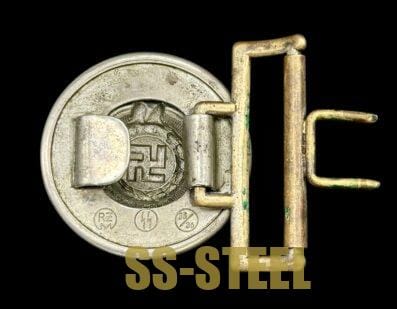 SS Officer Nickel Buckle RZM 35/36-Overhoff & Cie - Image 6