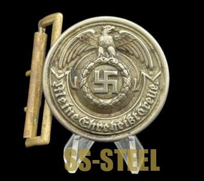 SS Officer Nickel Buckle RZM 35/36-Overhoff & Cie - Image 2