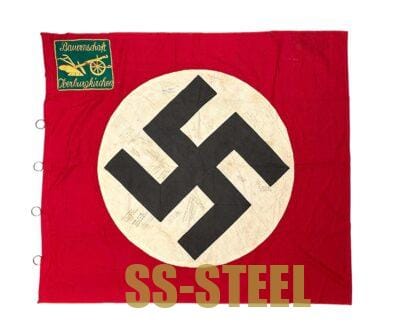 US Veteran Signed Flag OBERBURGKIRCHEN