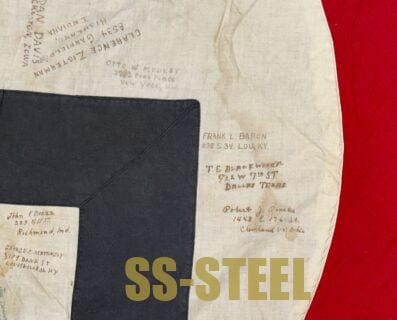 US Veteran Signed Flag OBERBURGKIRCHEN - Image 4