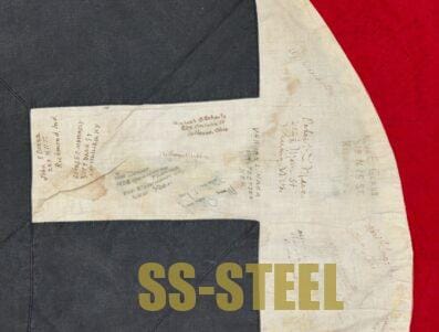US Veteran Signed Flag OBERBURGKIRCHEN - Image 6