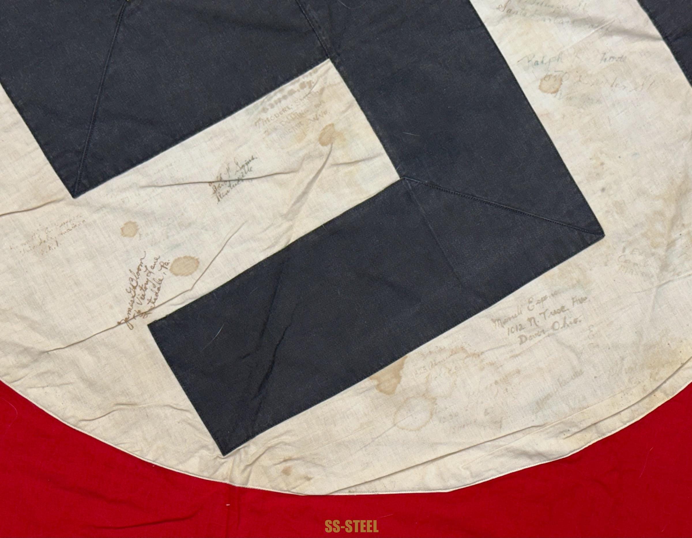 US Veteran Signed Flag OBERBURGKIRCHEN - Image 7