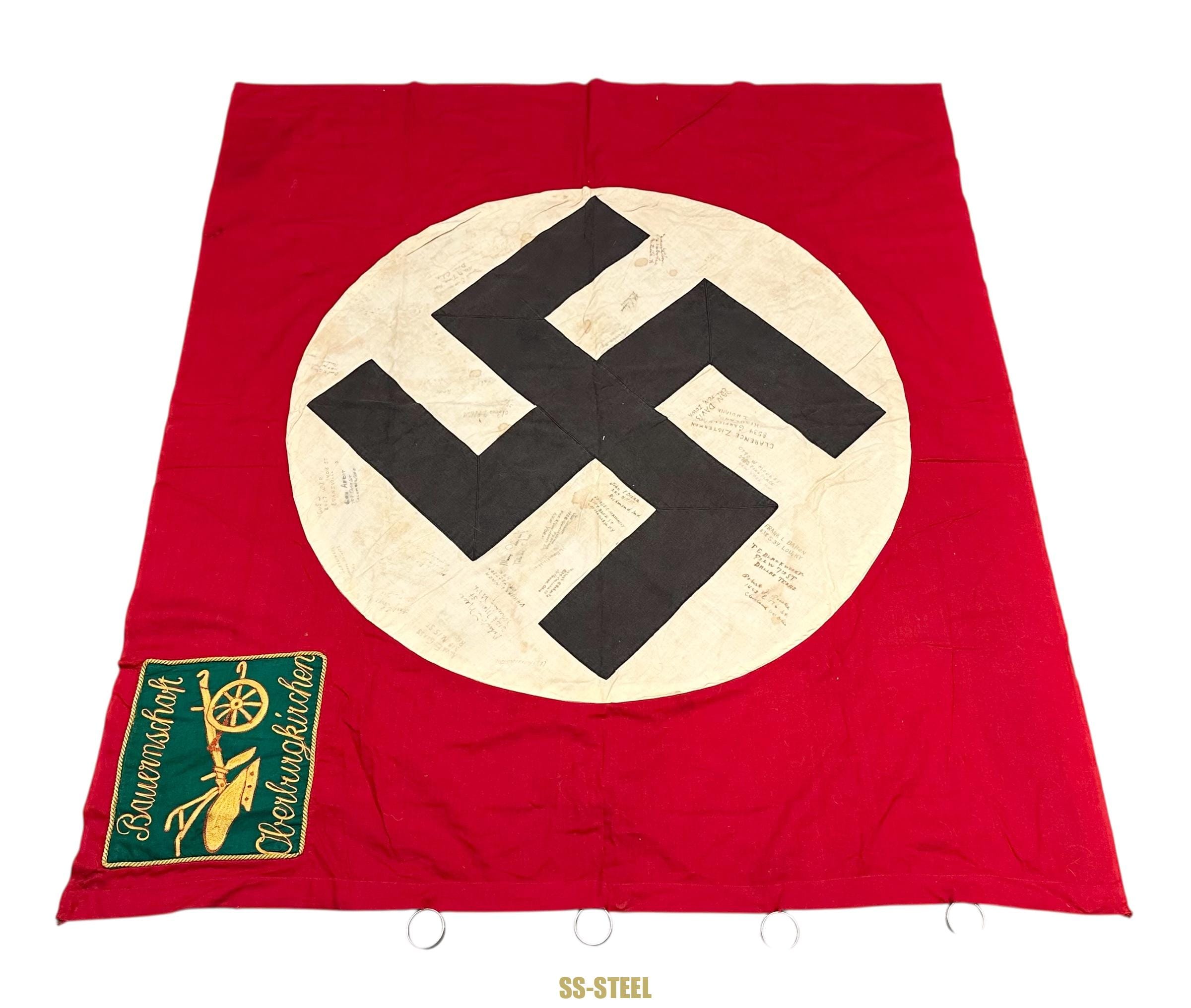 US Veteran Signed Flag OBERBURGKIRCHEN - Image 13