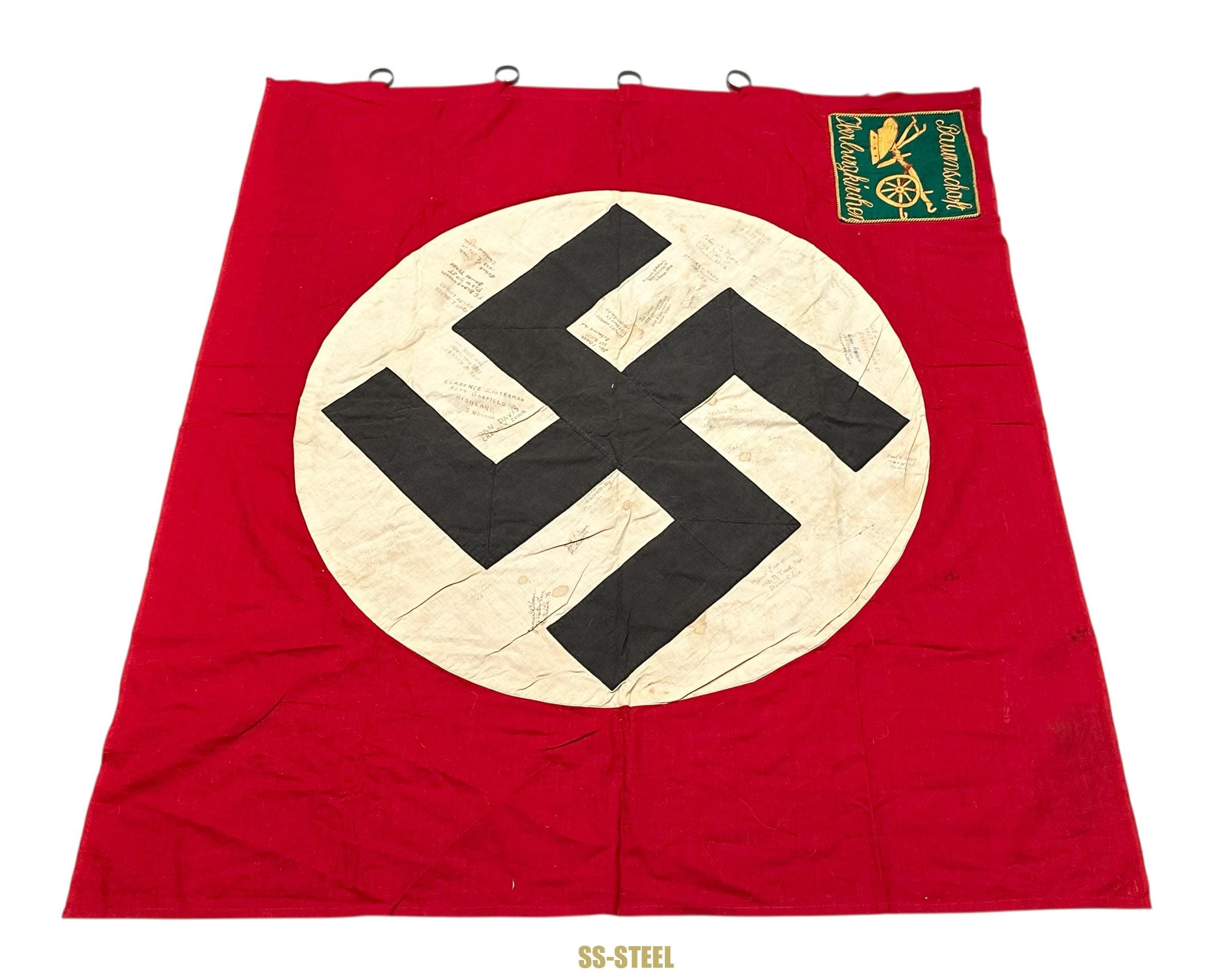 US Veteran Signed Flag OBERBURGKIRCHEN - Image 15