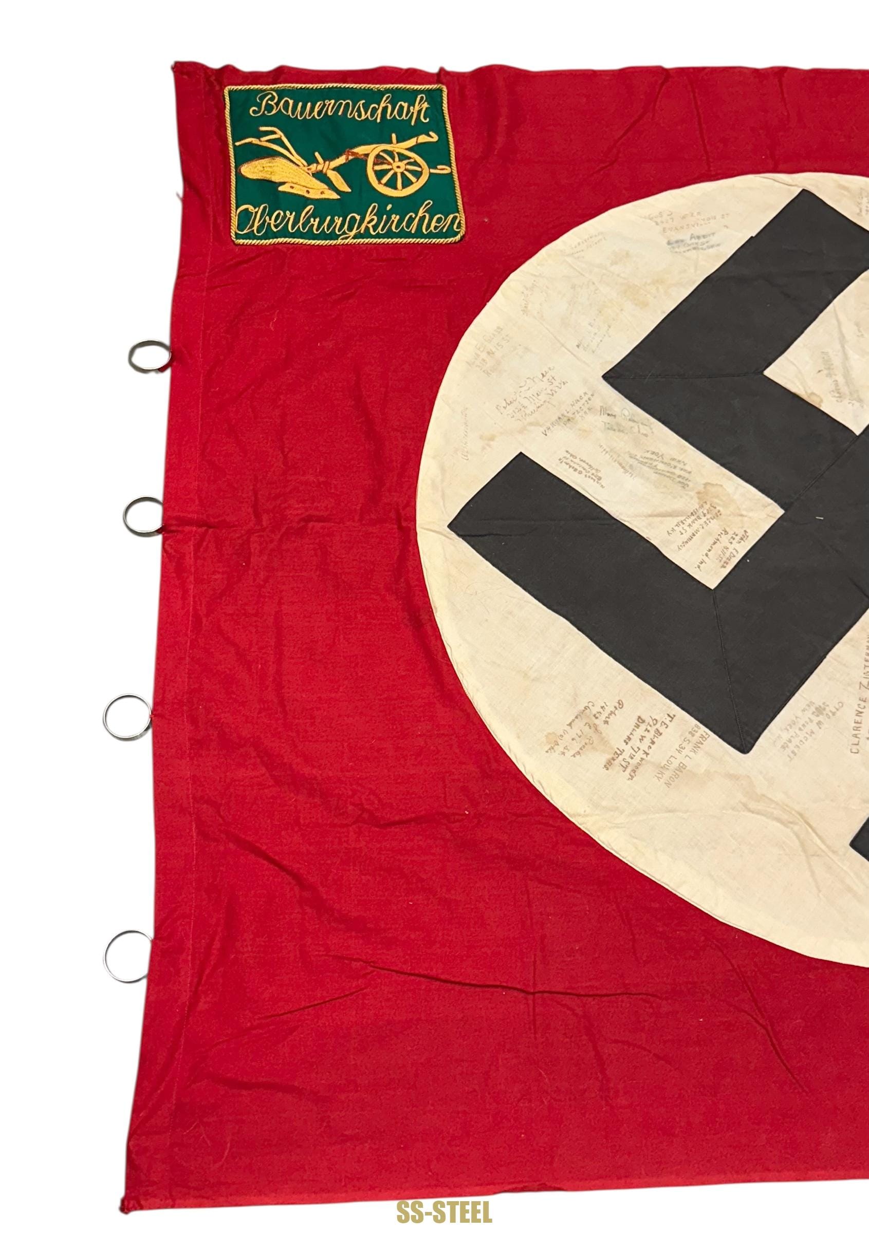 US Veteran Signed Flag OBERBURGKIRCHEN - Image 16