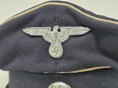 Rare Italian-made SS NCO Visor Cap - Image 4