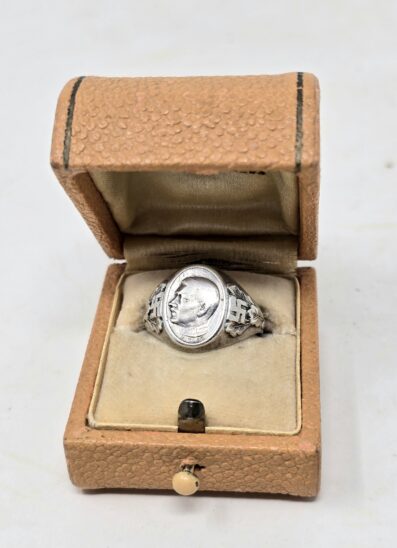Silver Hitler Cameo Ring, Boxed - Image 2