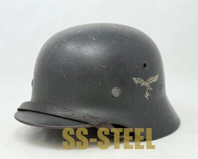 M40 Luftwaffe Single Decal Helmet - Image 3