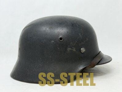 M40 Luftwaffe Single Decal Helmet - Image 6