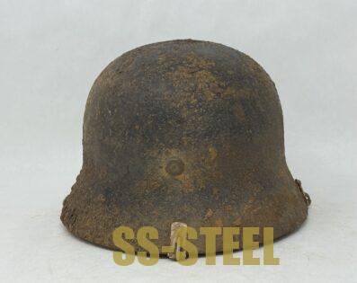 SS M35 Double Decal Helmet with Camo Cover Clips - Image 7