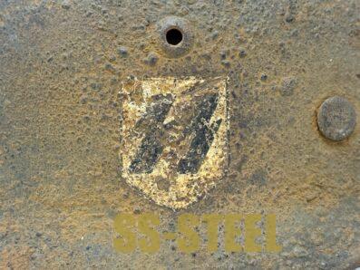 SS M35 Double Decal Helmet with Camo Cover Clips - Image 20