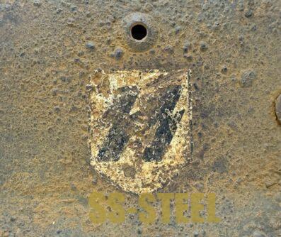 SS M35 Double Decal Helmet with Camo Cover Clips - Image 21