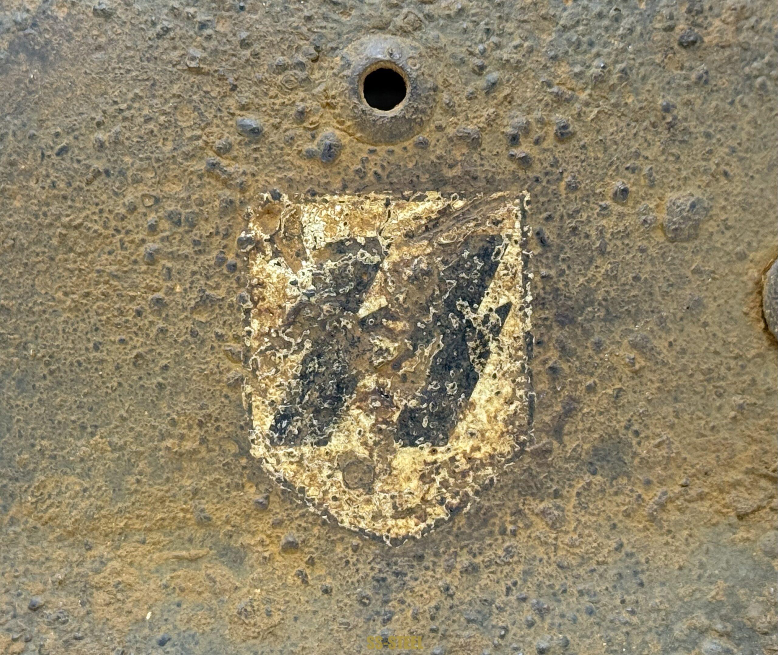 SS M35 Double Decal Helmet with Camo Cover Clips - Image 21