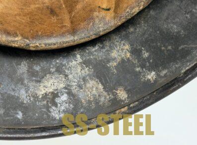 Outstanding Heer M40 KIA Camo Helmet, Bayonet and Badge Grouping - Image 19