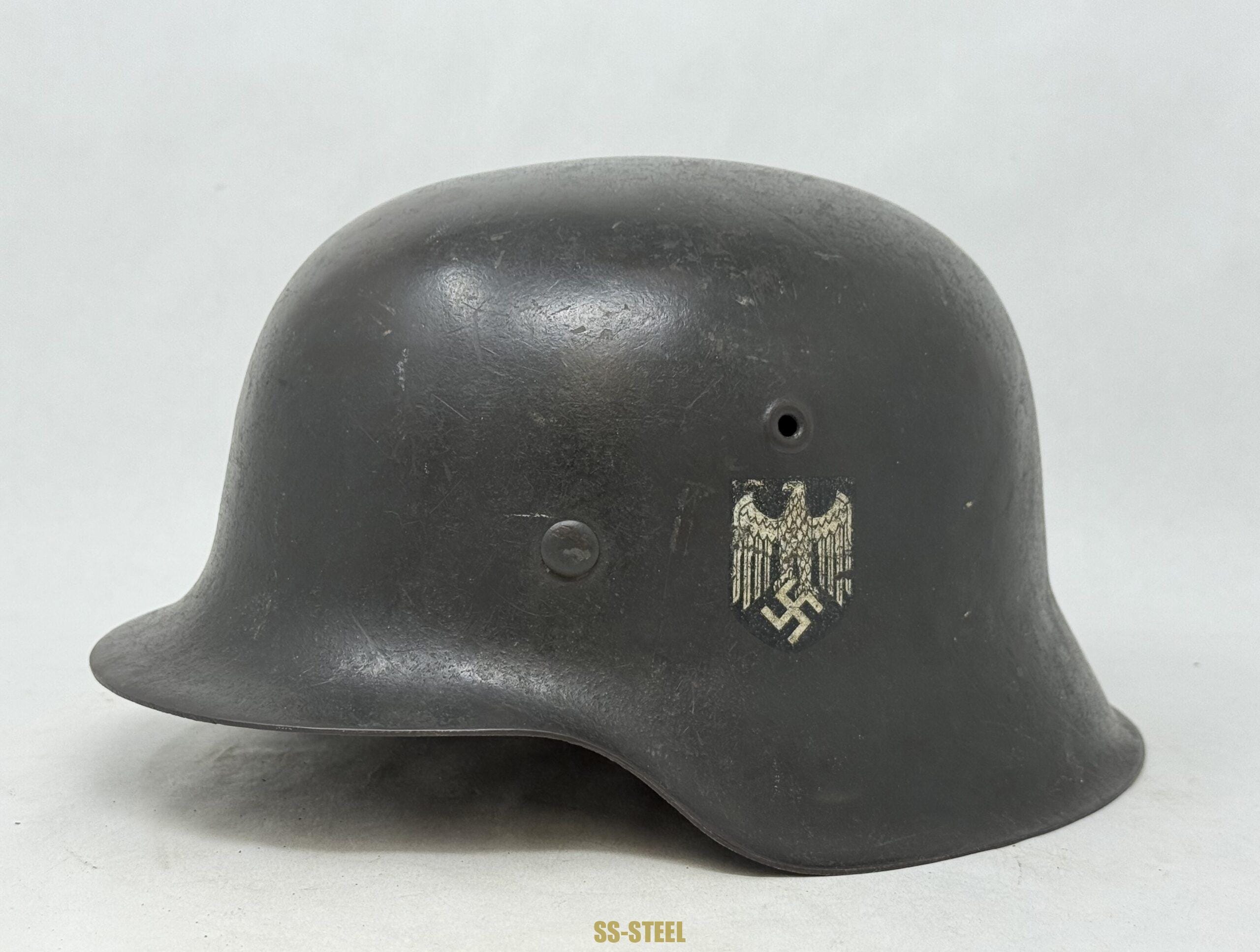 M42 Heer Single Decal Helmet ET66 Ex SS - Image 3