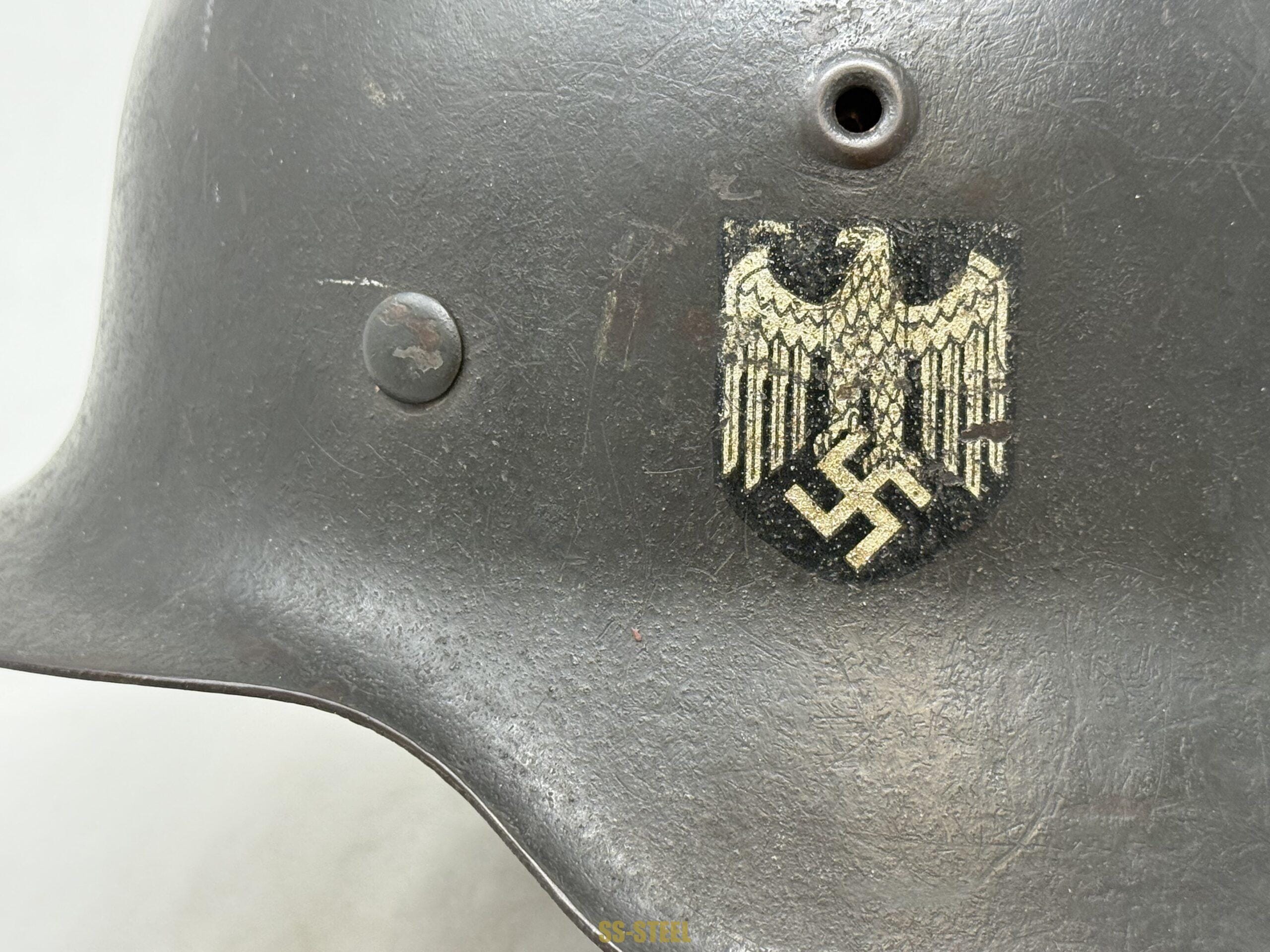 M42 Heer Single Decal Helmet ET66 Ex SS - Image 14