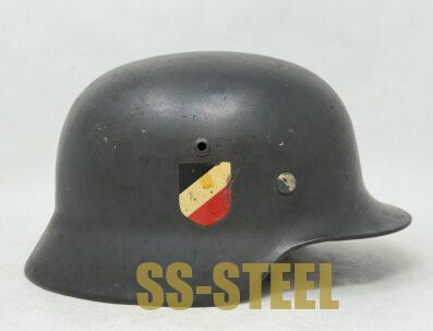 Luftwaffe M35 Double Decal Helmet SE66 Named