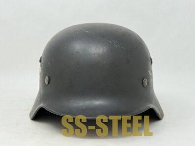 Luftwaffe M35 Double Decal Helmet SE66 Named - Image 3