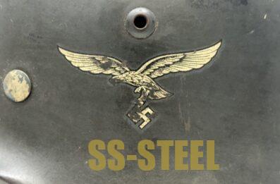 Luftwaffe M35 Double Decal Helmet SE66 Named - Image 16