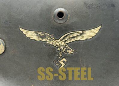 Luftwaffe M35 Double Decal Helmet SE66 Named - Image 17