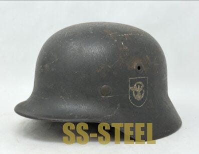 M40 Police Double Decal Helmet Possible KIA/Battle Damage - Image 2