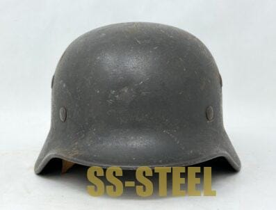M40 Police Double Decal Helmet Possible KIA/Battle Damage - Image 3