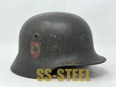 M40 Police Double Decal Helmet Possible KIA/Battle Damage - Image 4