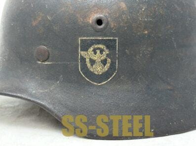 M40 Police Double Decal Helmet Possible KIA/Battle Damage - Image 9
