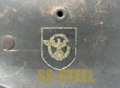 M40 Police Double Decal Helmet Possible KIA/Battle Damage - Image 11