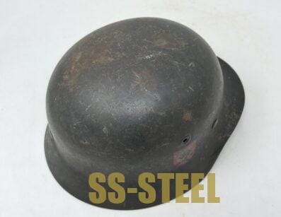 M40 Police Double Decal Helmet Possible KIA/Battle Damage - Image 13