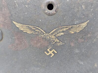 Service Used M40 Luftwaffe Helmet - Image 10