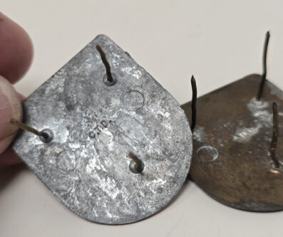 Set of Kriegsmarine Pith Helmet Shields - Image 3