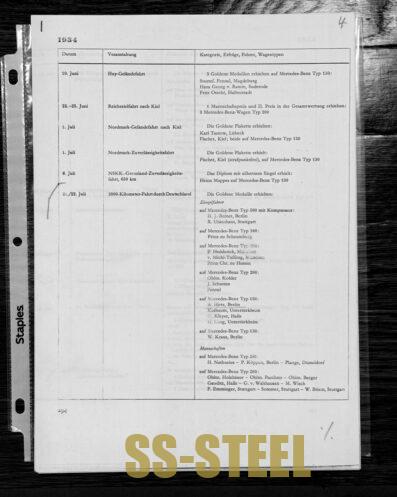 SA MERCEDES BENZ RACE Team Photo album poster NSDAP - Image 58