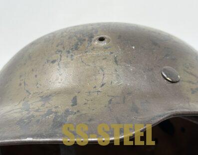 D.Sw. Luftwaffe M35 Camo Helmet -Named/Unit Marked - Image 16