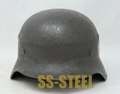 Heer M35 Double Decal Camo Helmet -PIONIER Unit Marked - Image 3