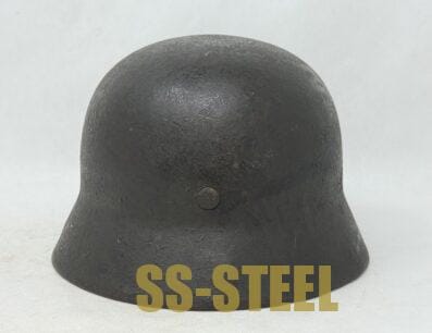 Heer M35 Double Decal Camo Helmet -PIONIER Unit Marked - Image 6