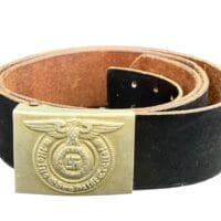 SS Early Nickel Belt Buckle & Belt -Overhoff & Cie