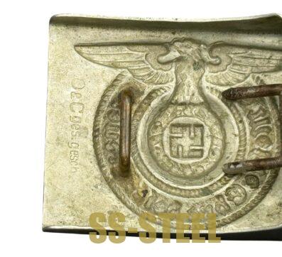 SS Early Nickel Belt Buckle & Belt -Overhoff & Cie - Image 9