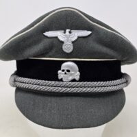 Incredible, Unissued M40 Waffen-SS Crusher Cap