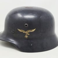 Excellent Luftwaffe M35 Double Decal Helmet