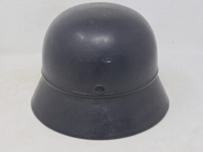 Sharp, Beaded Luftschutz Polizei M35 Helmet, Bordered Decals. - Image 3