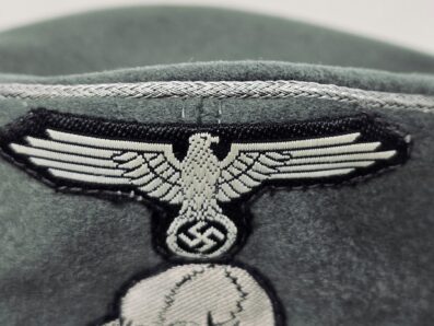 SS Officer's Doeskin Custom Tailored M43 Cap, General's Quality! - Image 13