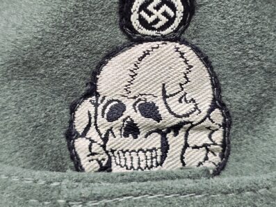 SS Officer's Doeskin Custom Tailored M43 Cap, General's Quality! - Image 12