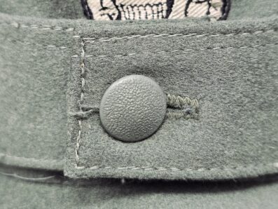 SS Officer's Doeskin Custom Tailored M43 Cap, General's Quality! - Image 11