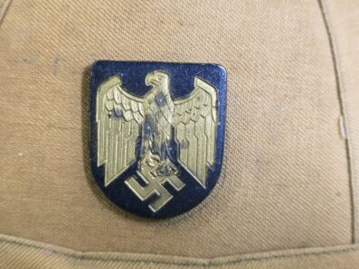 Kriegsmarine-Badged Heer DAK Pith Helmet - Image 13
