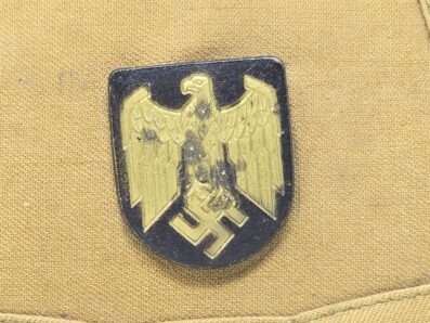 Kriegsmarine-Badged Heer DAK Pith Helmet - Image 2