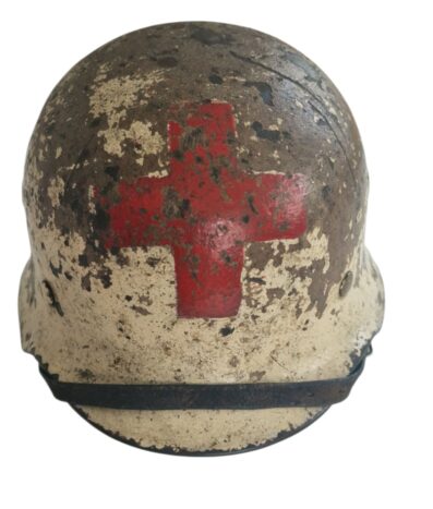 Stunning Kriegsmarine Camo Medic Helmet