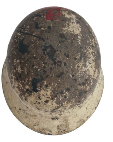 Stunning Kriegsmarine Camo Medic Helmet - Image 4