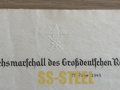 US VET Letter Home on REICHSMARSCHALL Goering Stationary - Image 5